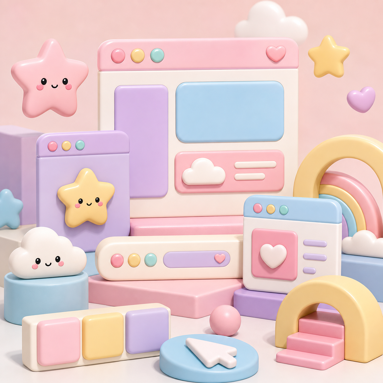 Kawaii pastel study