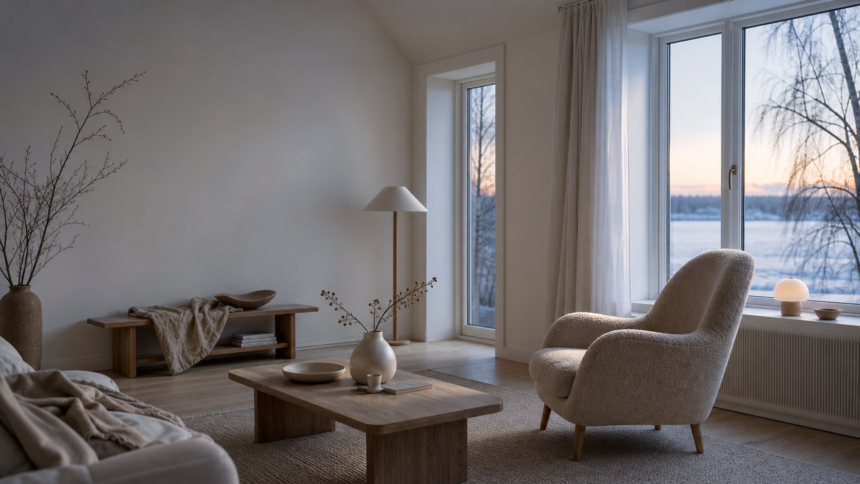 The room at morning